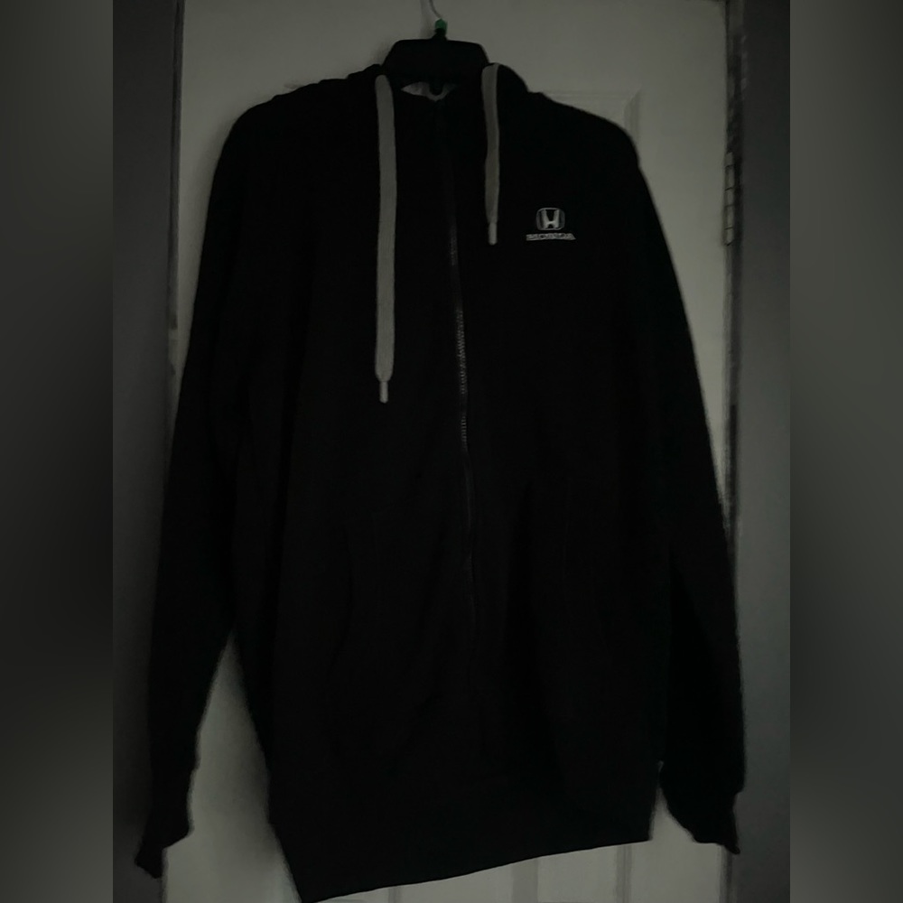 Antigua zip-up sweater size: L color: black